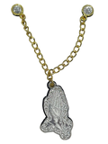 Prayer Hands Chain Pin