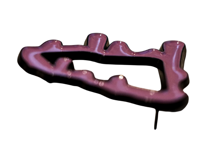 Premium New Era Logo Frame Accessory - Slime Season Bazooka Hat Jewel