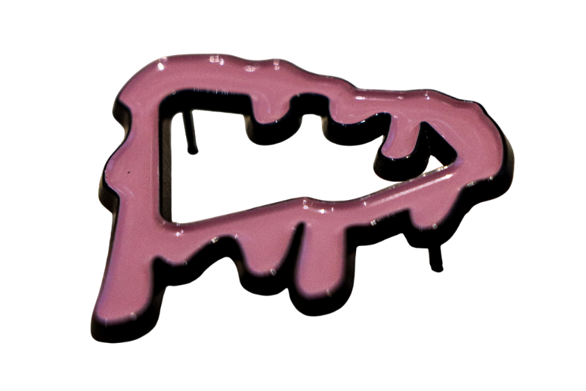 Premium New Era Logo Frame Accessory - Slime Season Bazooka Hat Jewel