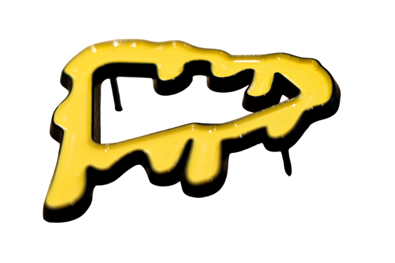 Premium New Era Logo Frame Accessory  - Slime Season Butter Hat Jewel