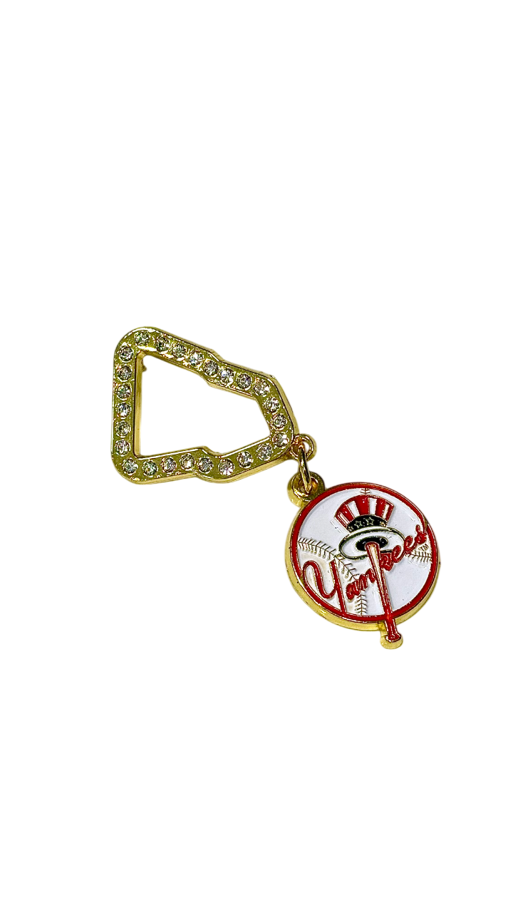 NY Yankees Pendant New Era Logo Frame